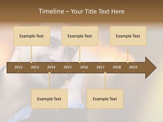 Talking Businessman Business PowerPoint Template