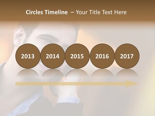 Talking Businessman Business PowerPoint Template