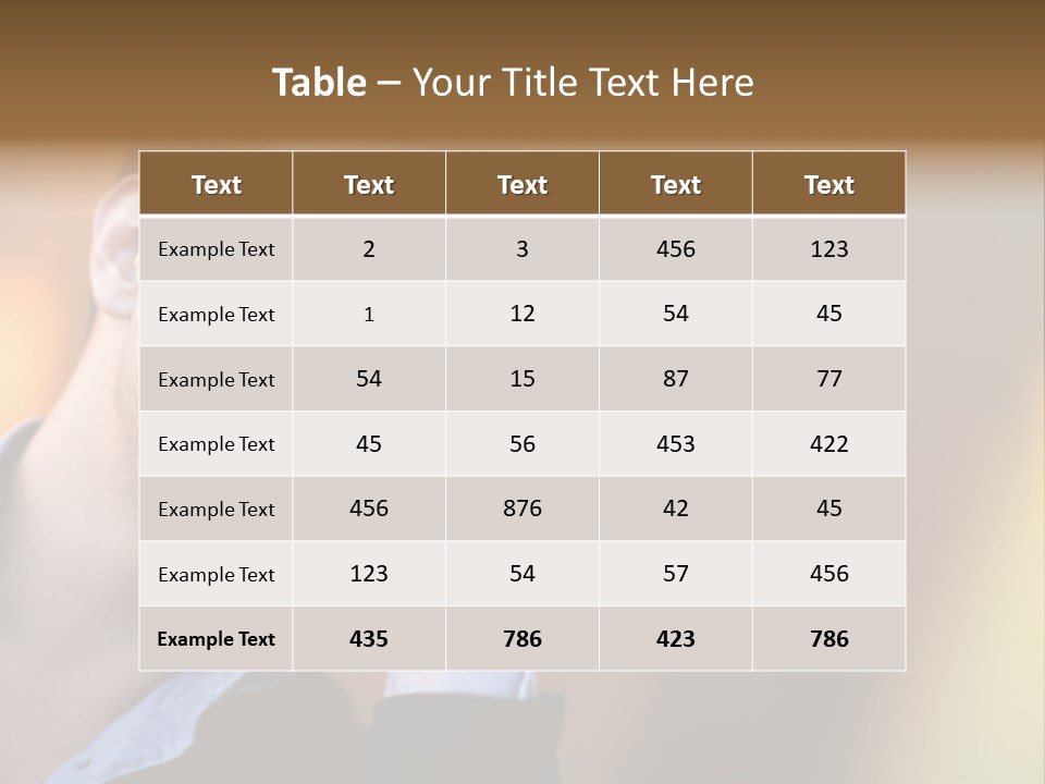 Talking Businessman Business PowerPoint Template