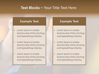 Talking Businessman Business PowerPoint Template