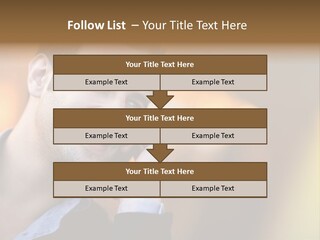 Talking Businessman Business PowerPoint Template