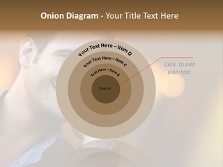 Talking Businessman Business PowerPoint Template