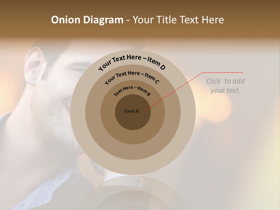 Talking Businessman Business PowerPoint Template