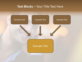 Talking Businessman Business PowerPoint Template