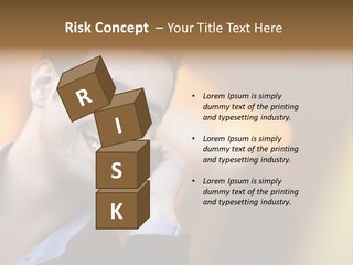 Talking Businessman Business PowerPoint Template