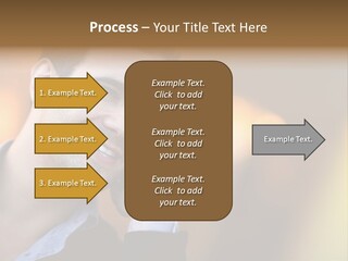 Talking Businessman Business PowerPoint Template