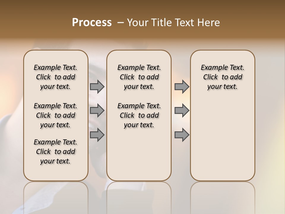 Talking Businessman Business PowerPoint Template
