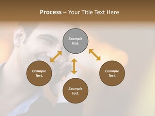 Talking Businessman Business PowerPoint Template