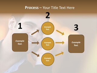Talking Businessman Business PowerPoint Template