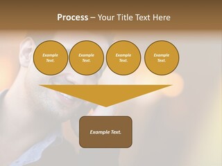 Talking Businessman Business PowerPoint Template