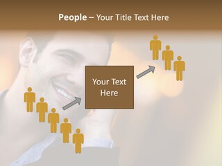 Talking Businessman Business PowerPoint Template