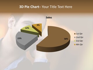 Talking Businessman Business PowerPoint Template