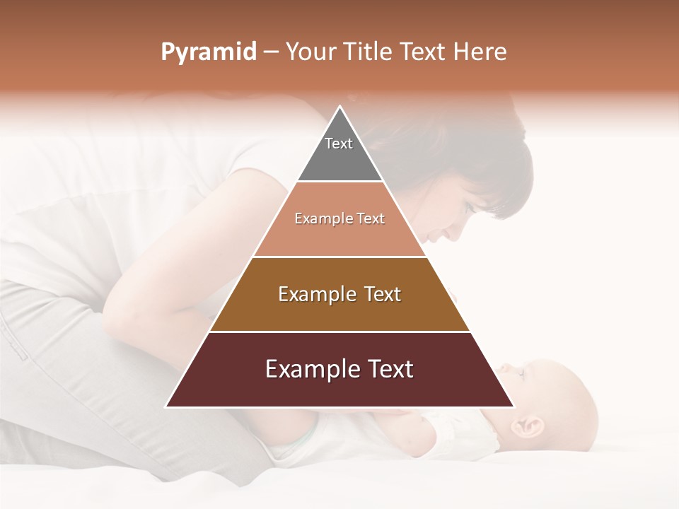 White Touch Girl PowerPoint Template