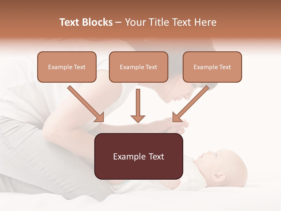 White Touch Girl PowerPoint Template
