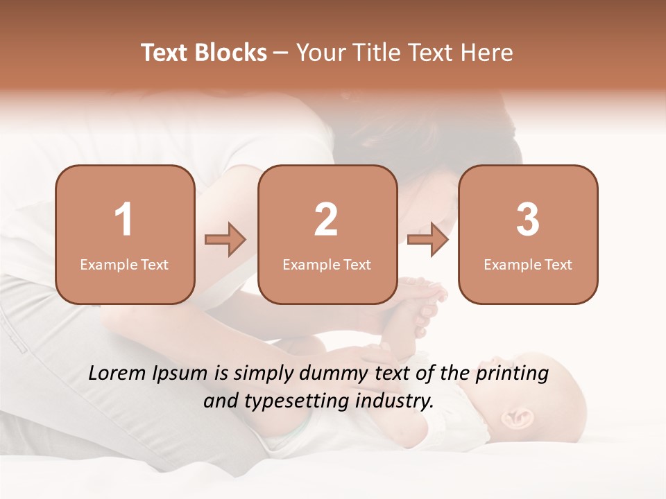 White Touch Girl PowerPoint Template