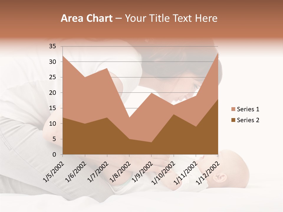 White Touch Girl PowerPoint Template