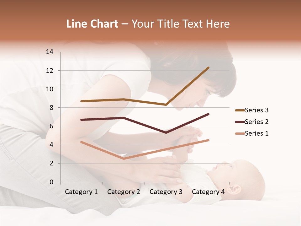 White Touch Girl PowerPoint Template