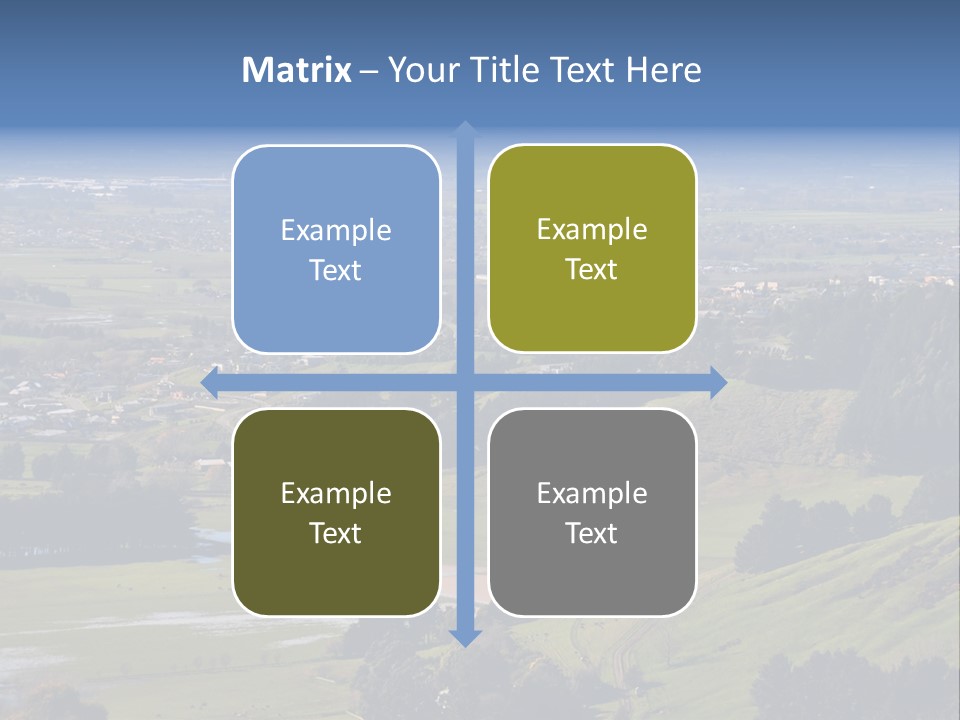 Green Holiday Suburb PowerPoint Template