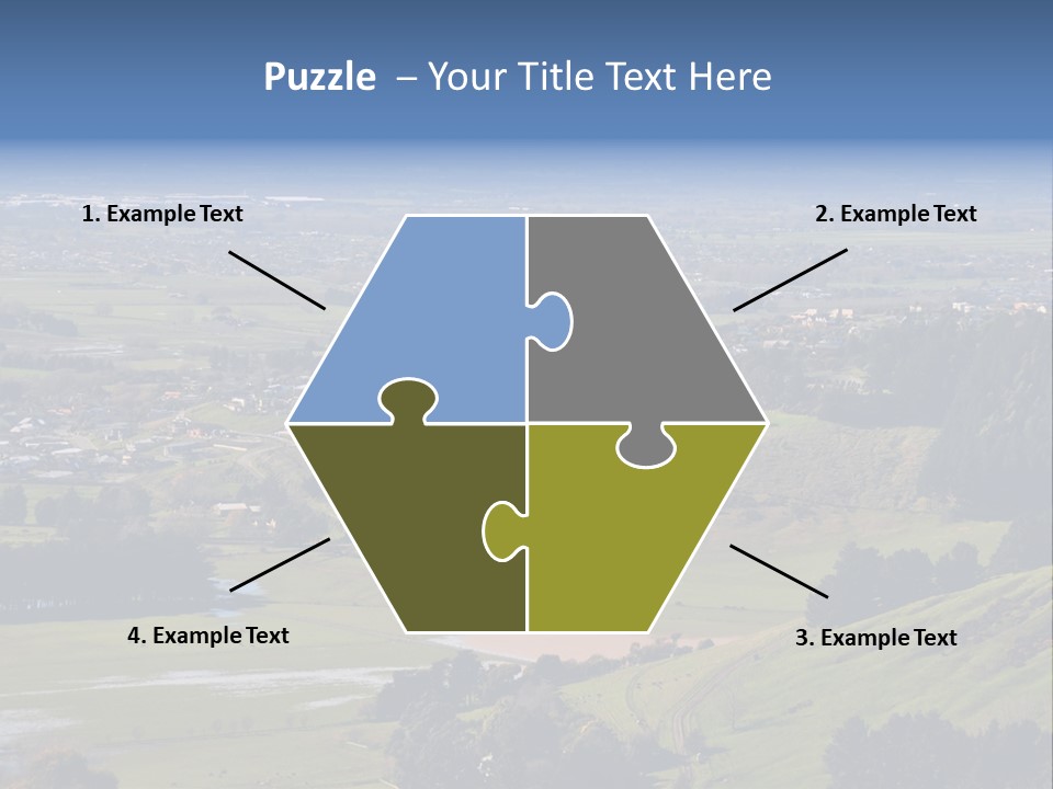 Green Holiday Suburb PowerPoint Template