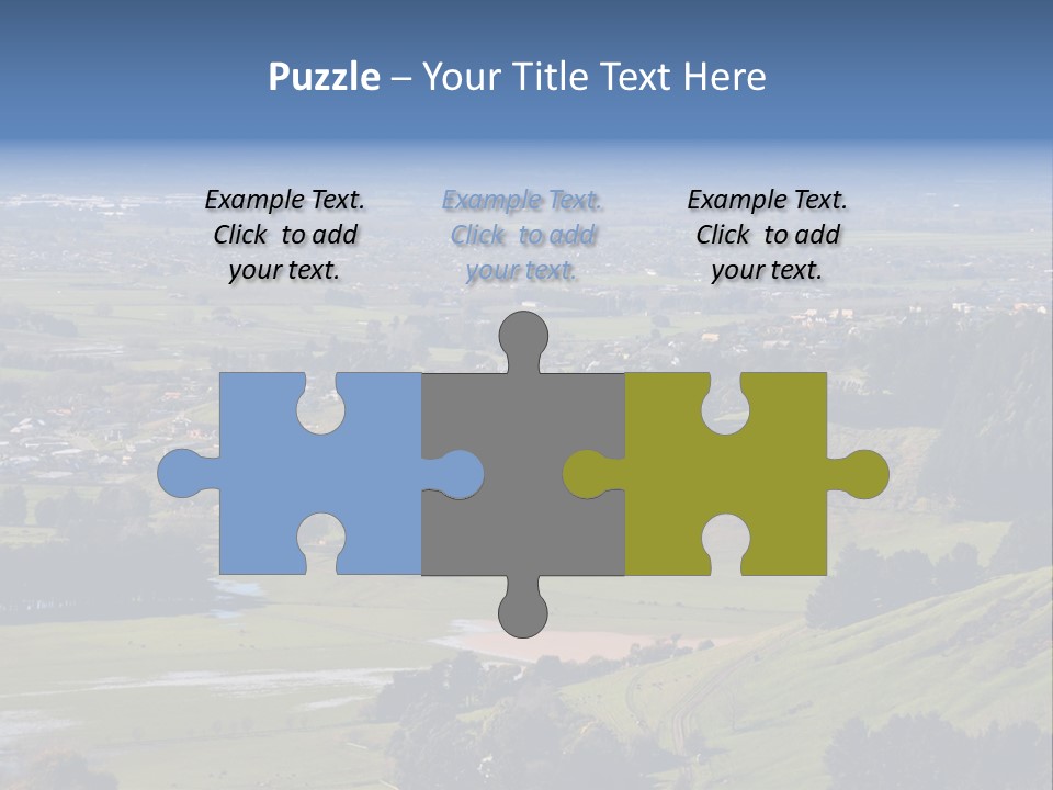 Green Holiday Suburb PowerPoint Template