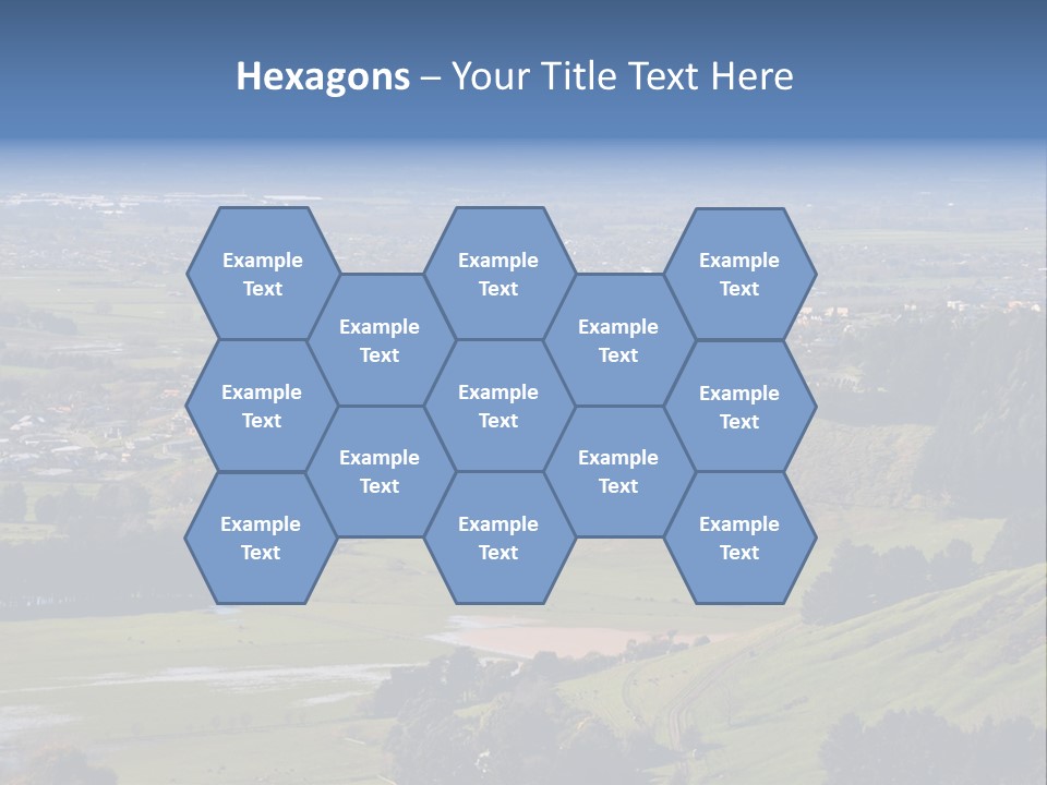 Green Holiday Suburb PowerPoint Template