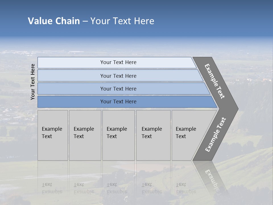 Green Holiday Suburb PowerPoint Template