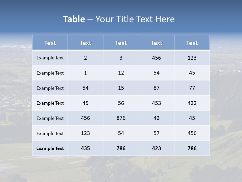Green Holiday Suburb PowerPoint Template