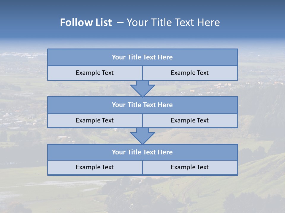 Green Holiday Suburb PowerPoint Template