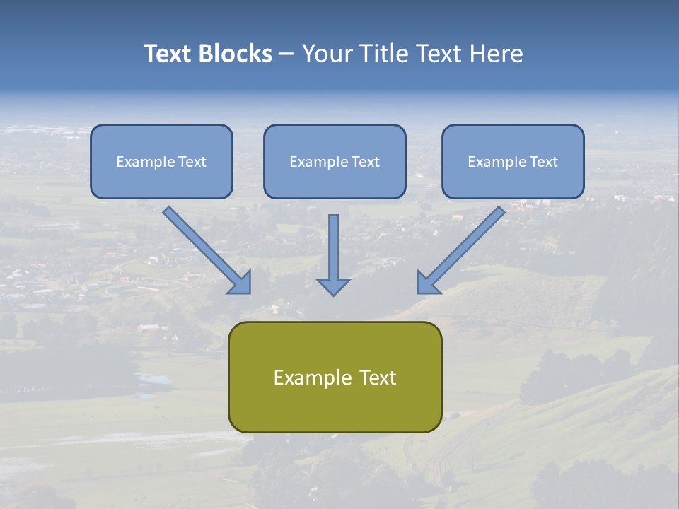 Green Holiday Suburb PowerPoint Template