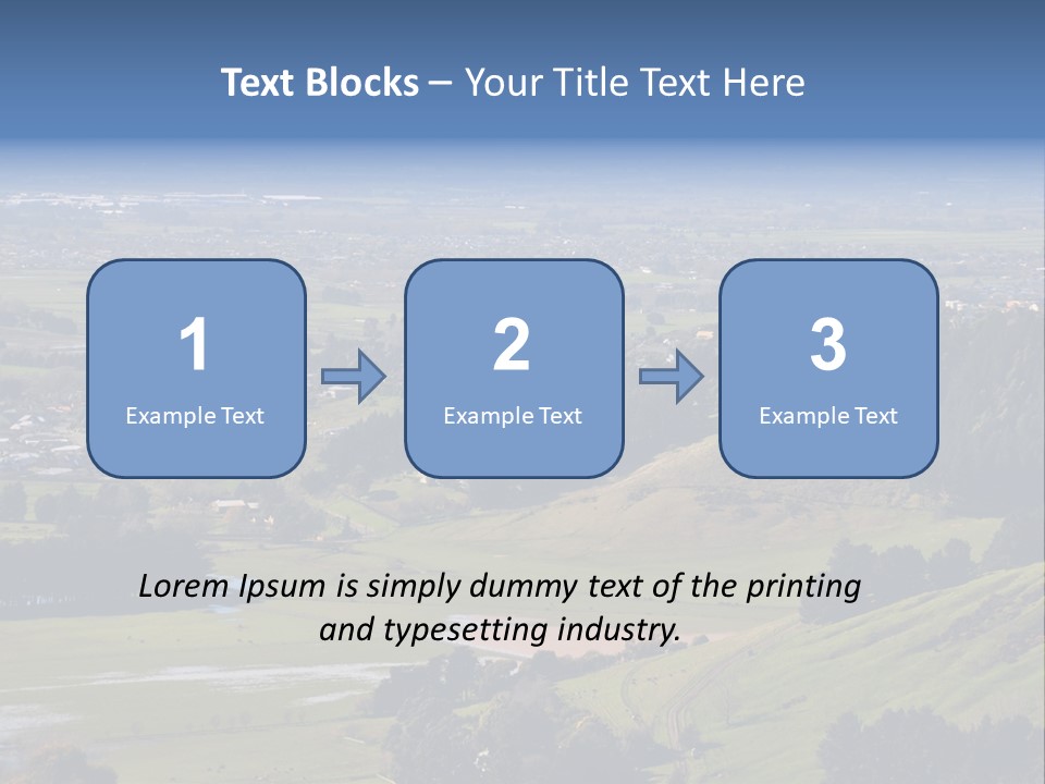 Green Holiday Suburb PowerPoint Template