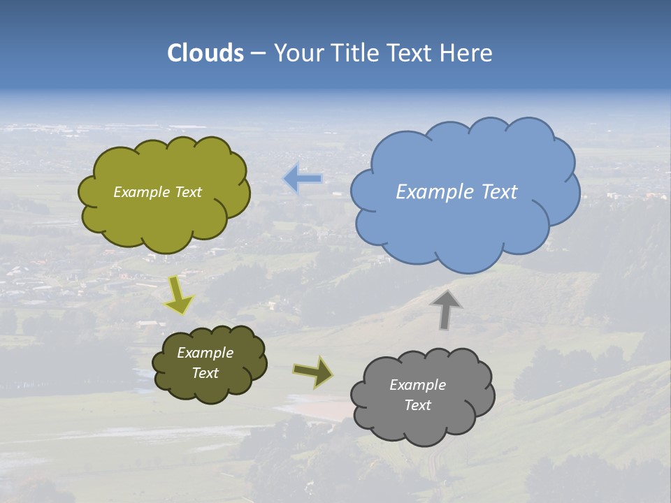 Green Holiday Suburb PowerPoint Template