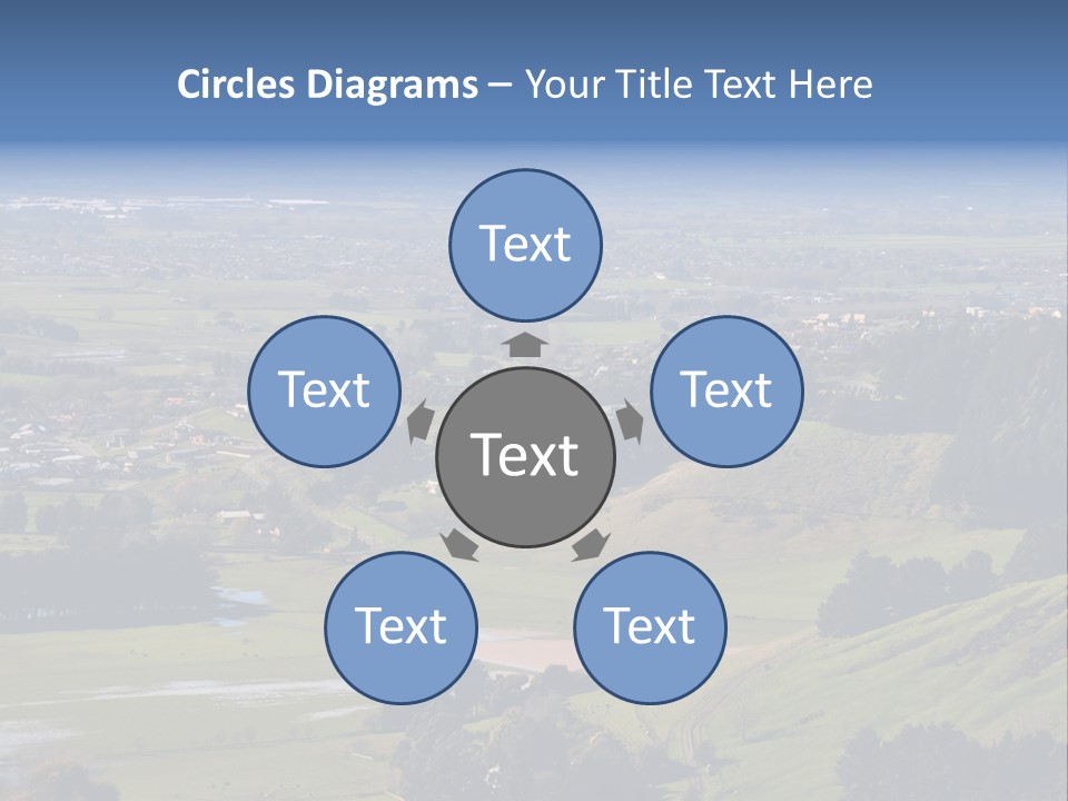 Green Holiday Suburb PowerPoint Template