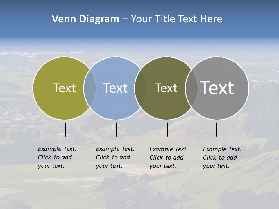 Green Holiday Suburb PowerPoint Template