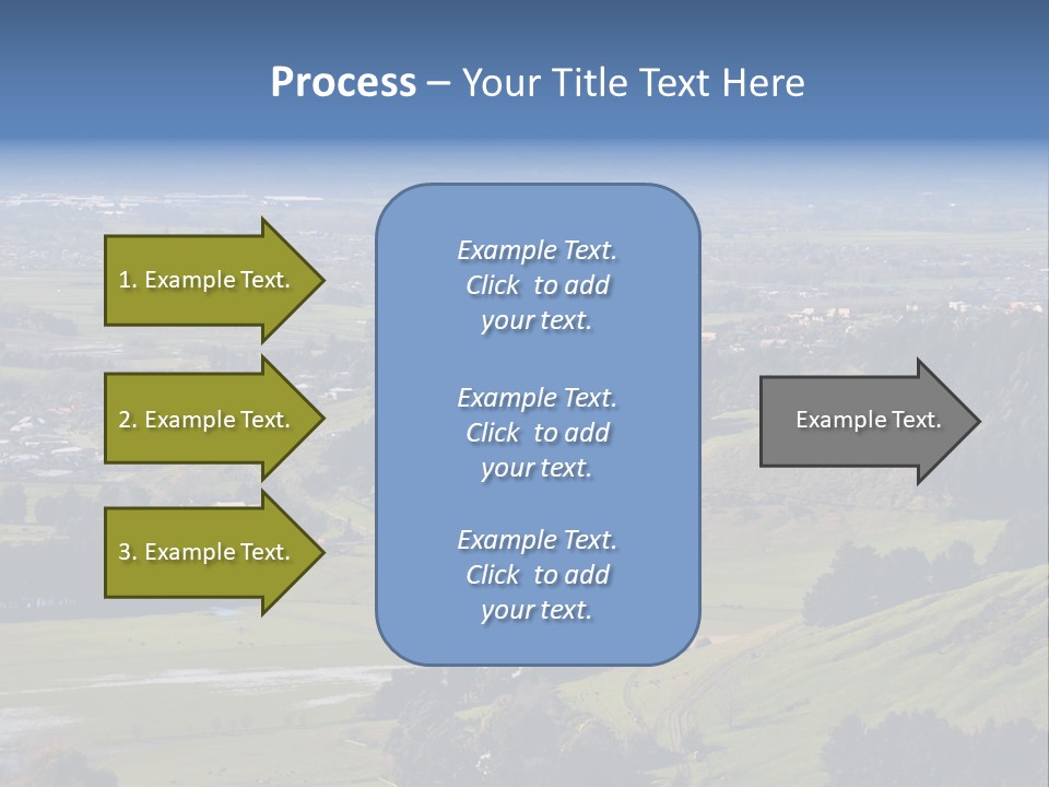 Green Holiday Suburb PowerPoint Template