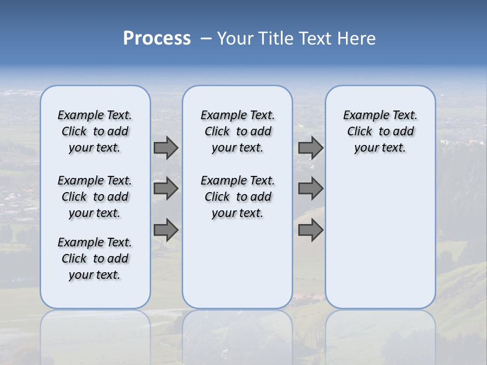 Green Holiday Suburb PowerPoint Template