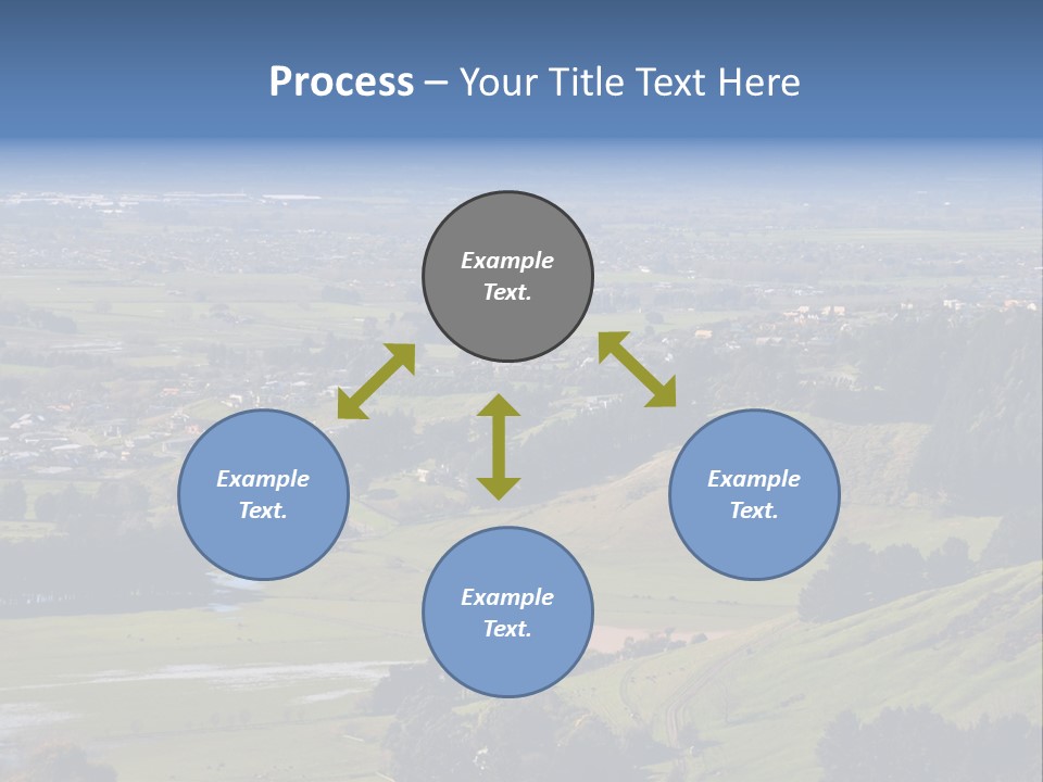 Green Holiday Suburb PowerPoint Template