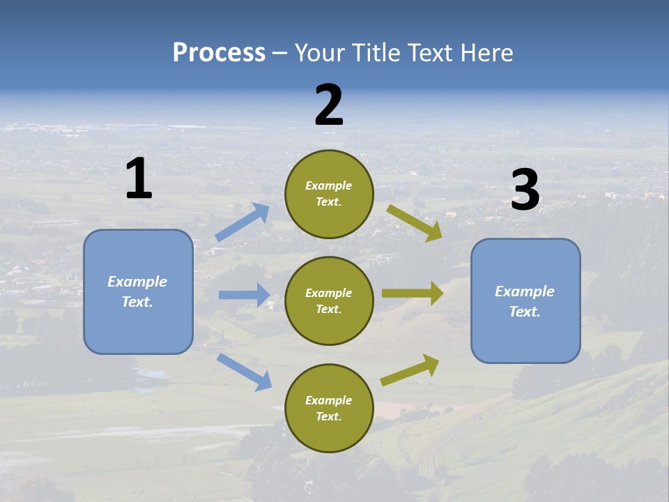 Green Holiday Suburb PowerPoint Template