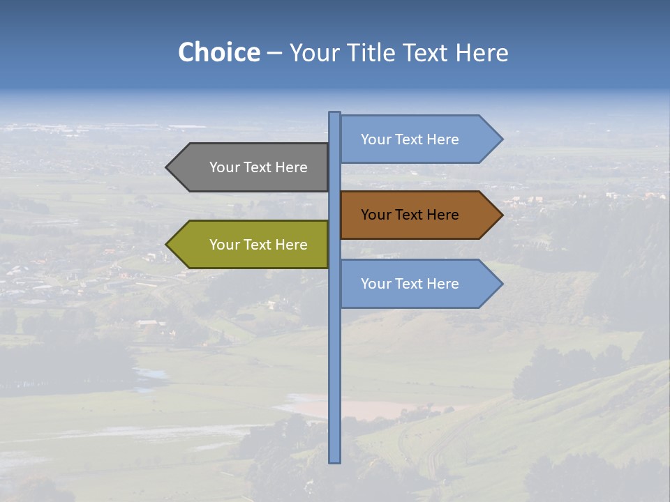 Green Holiday Suburb PowerPoint Template