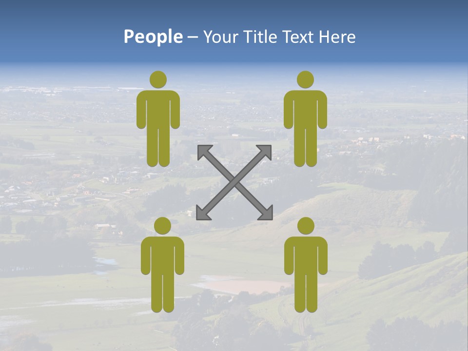 Green Holiday Suburb PowerPoint Template