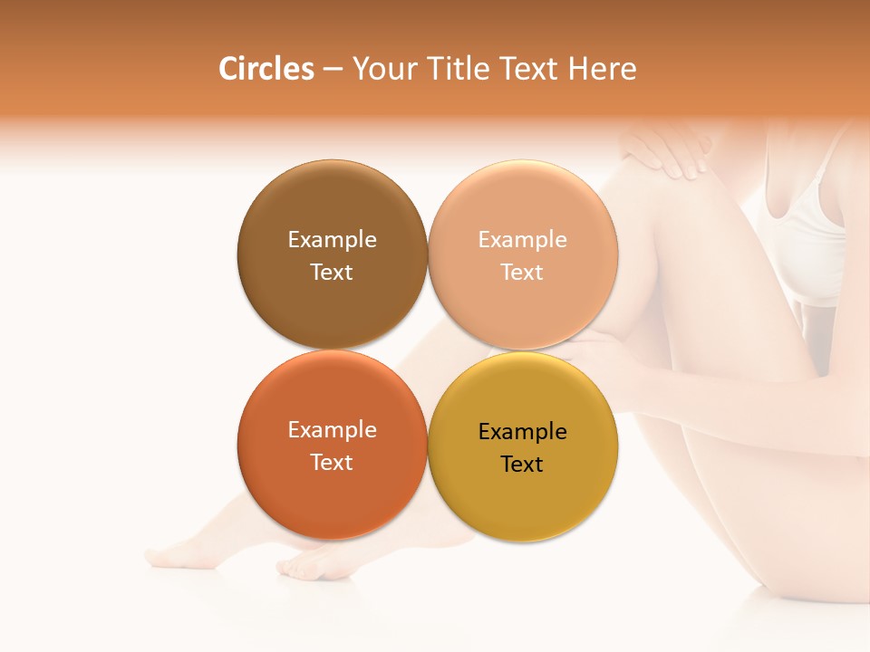 Isolated Knee Shoulders PowerPoint Template