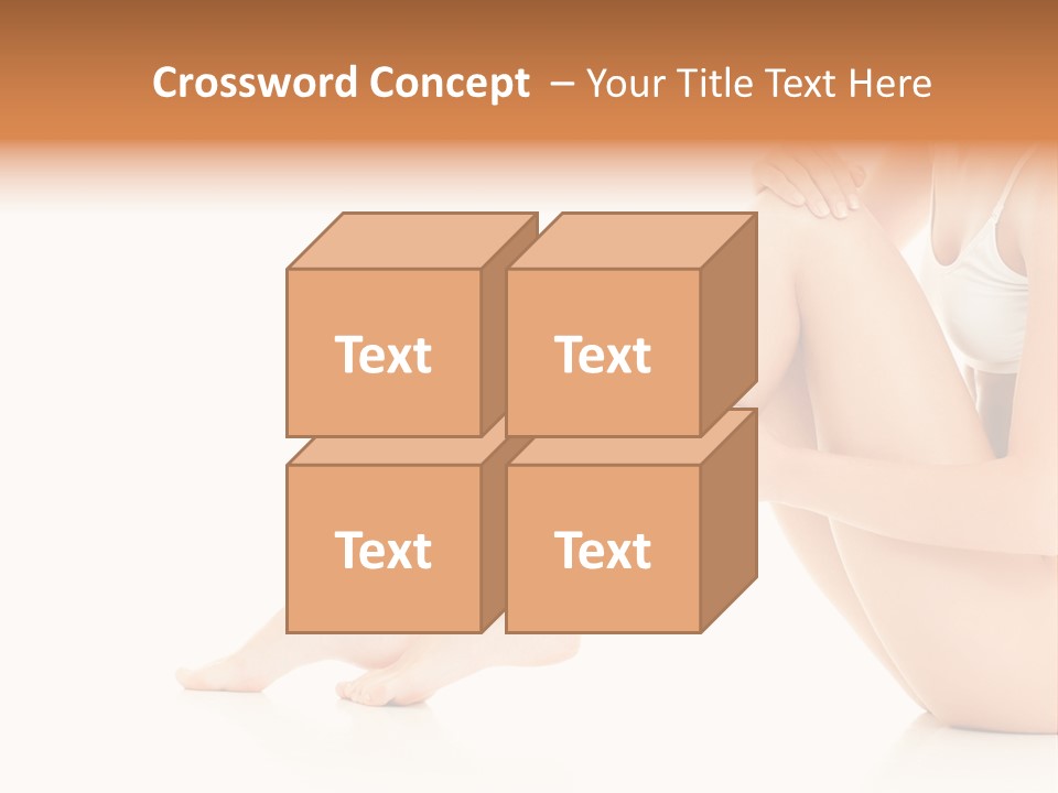 Isolated Knee Shoulders PowerPoint Template