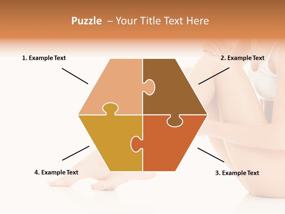Isolated Knee Shoulders PowerPoint Template