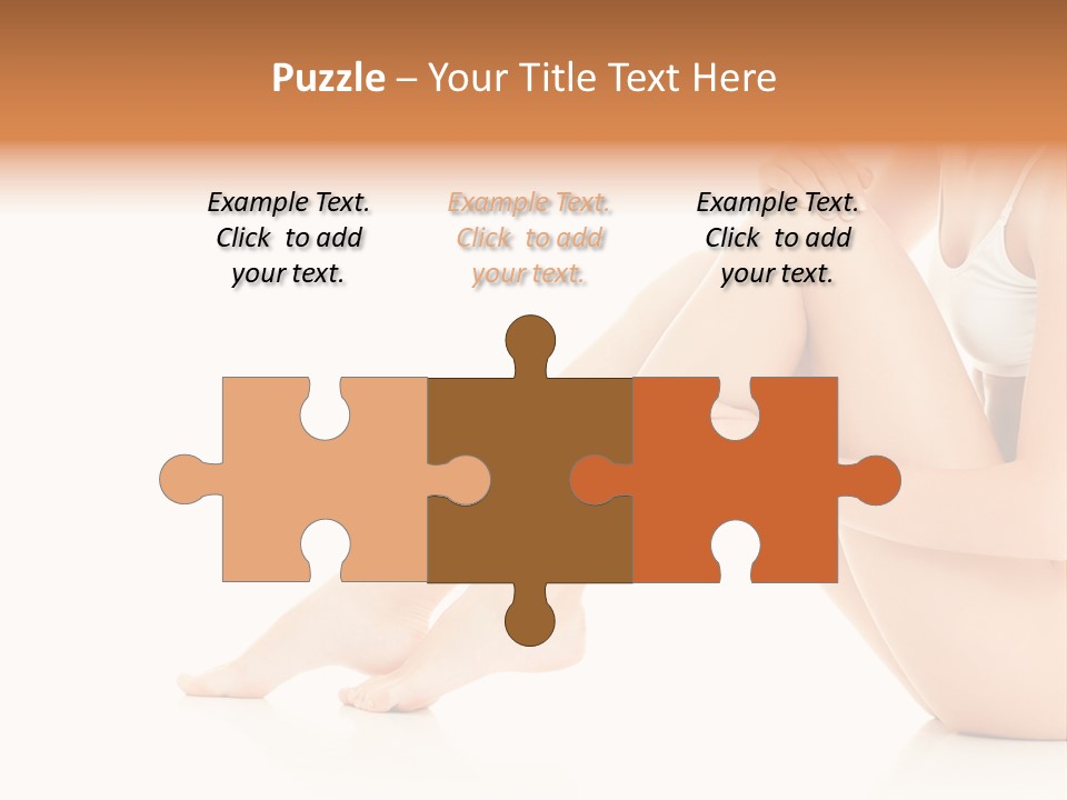 Isolated Knee Shoulders PowerPoint Template