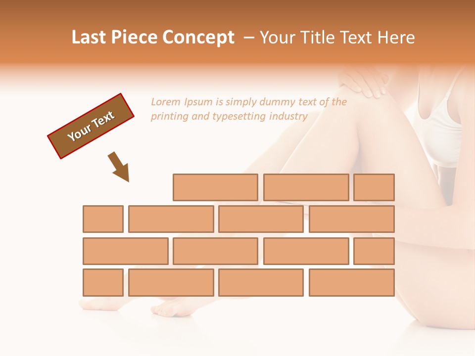 Isolated Knee Shoulders PowerPoint Template