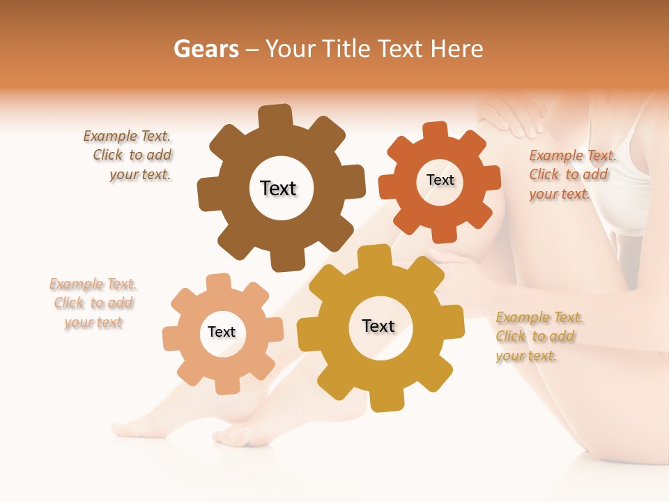 Isolated Knee Shoulders PowerPoint Template