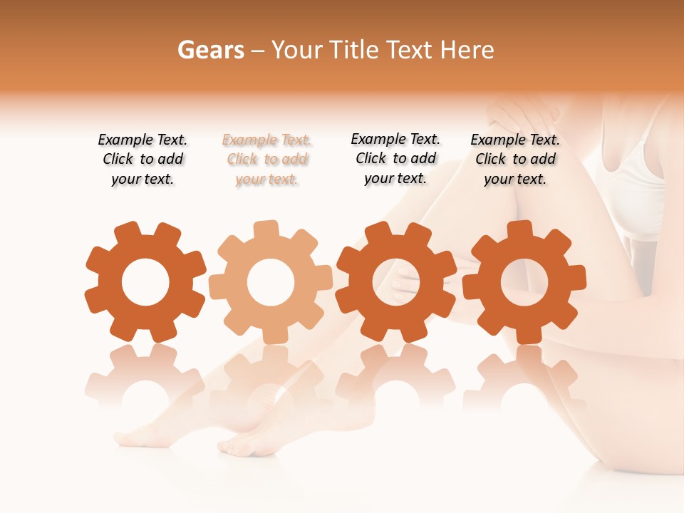 Isolated Knee Shoulders PowerPoint Template