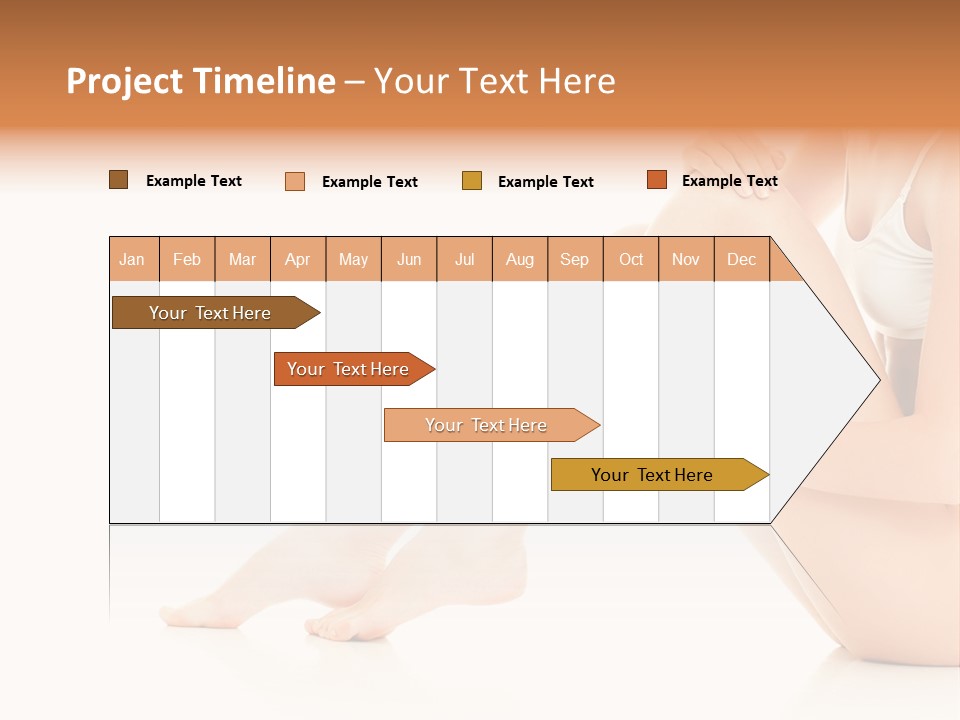 Isolated Knee Shoulders PowerPoint Template