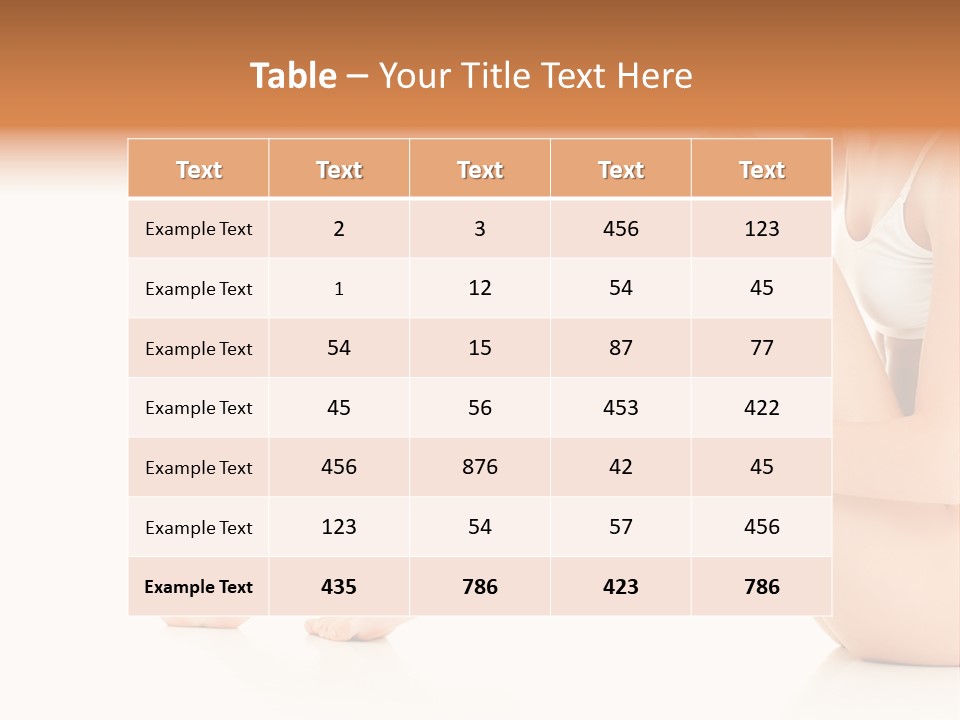 Isolated Knee Shoulders PowerPoint Template