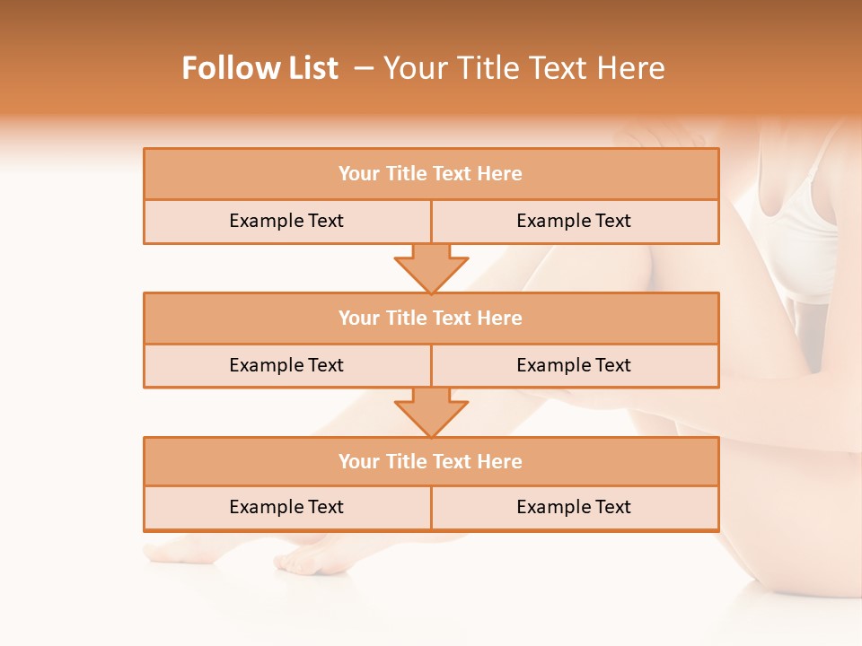 Isolated Knee Shoulders PowerPoint Template