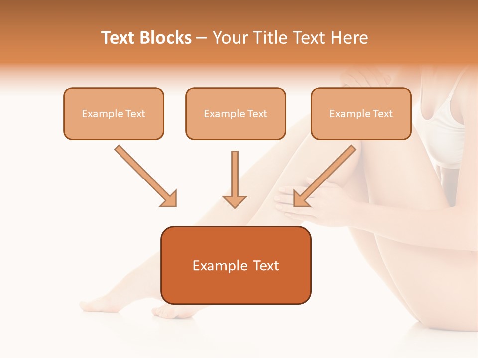 Isolated Knee Shoulders PowerPoint Template